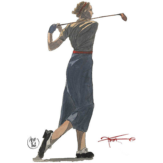Polo Art's Tee : Golfeuse – Image 4