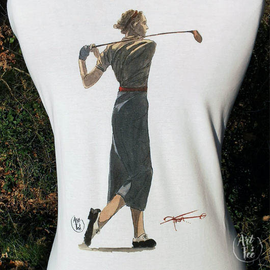 Polo Art's Tee : Golfeuse