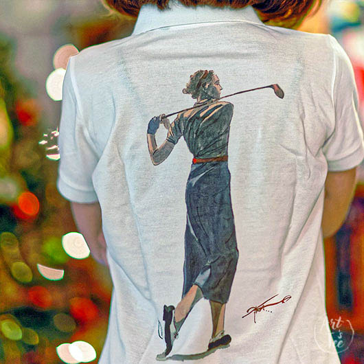 Polo Art's Tee : Golfeuse – Image 3